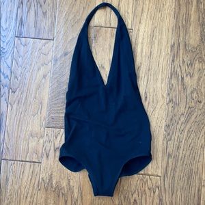 American apparel body suit -m black